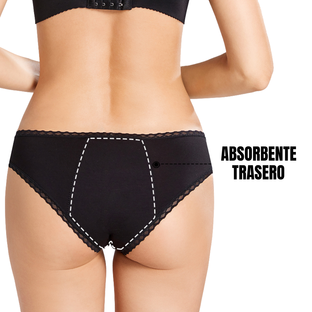 Panty Menstrual Cachetero - Flujo moderado