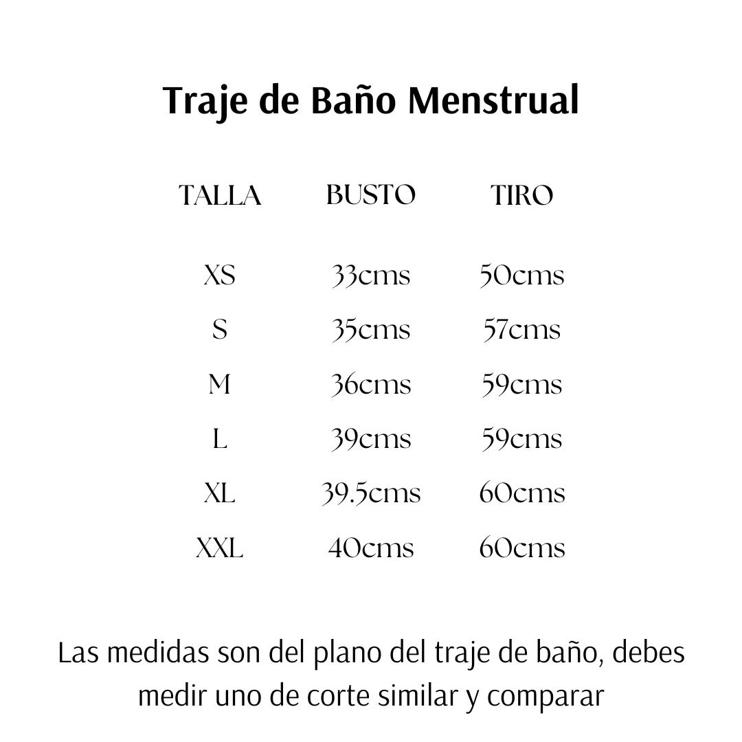 Traje de Baño Menstrual - Flujo leve